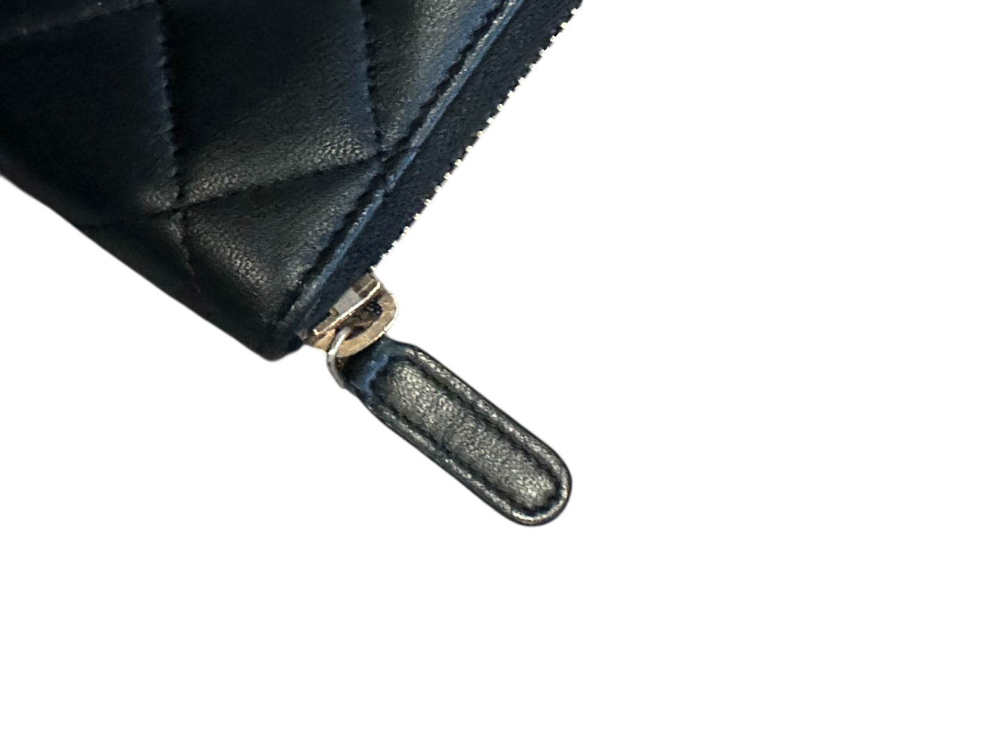 Chanel  Black Zipper Wallet