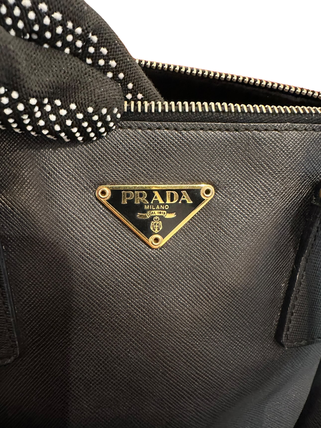 Prada Saffiano Leather Shoulder Bag