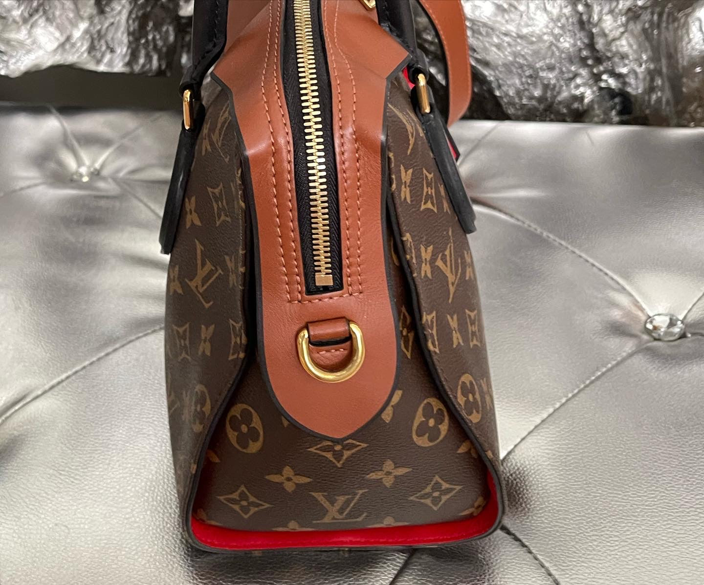 Louis Vuitton - Authenticated Tuileries Handbag - Cloth Brown for Women, Never Worn, with Tag