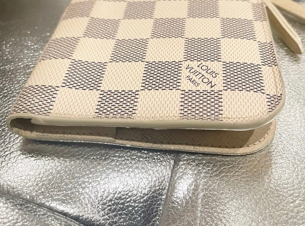 100% AUTHENTIC Louis Vuitton Insolite Wallet Damier Azur