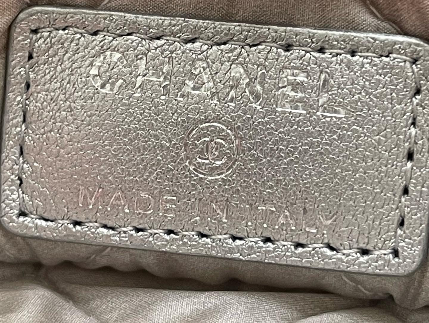 Chanel Silver  pouch