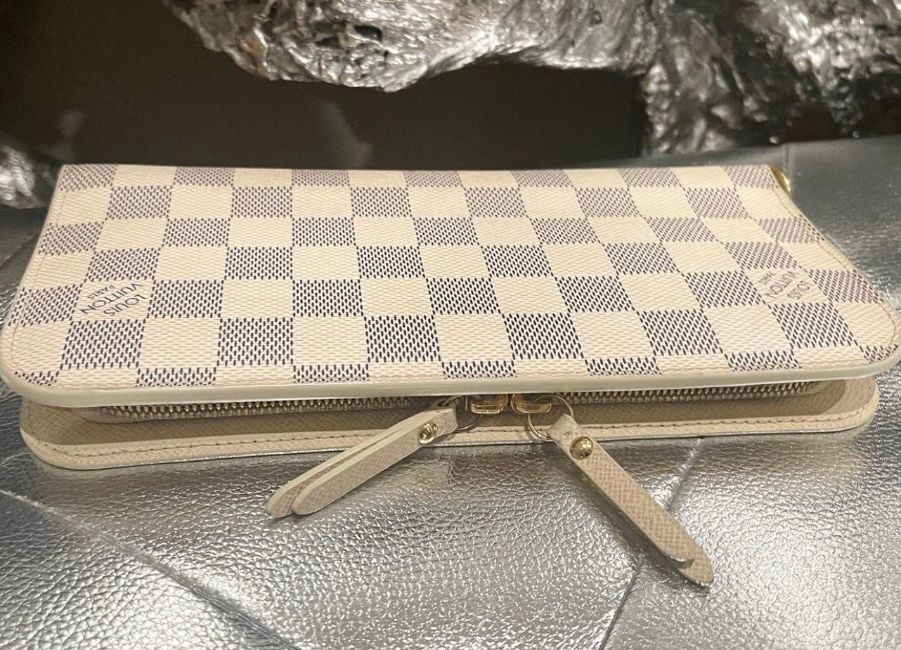 100% AUTHENTIC Louis Vuitton Insolite Wallet Damier Azur