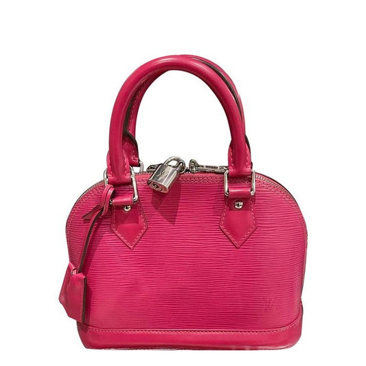 Alma Epileather Bb Pink Leather Cross Body Bag