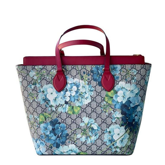 Blossom Large Blue Shoulder Bag