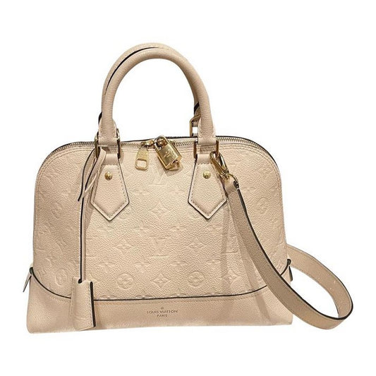 Alma Empreinte Pm Cream Leather Shoulder Bag