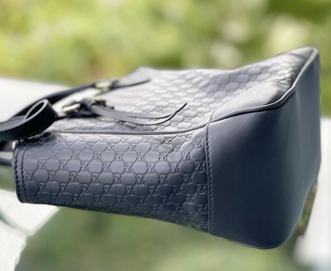 Black Leather Cross Body Bag