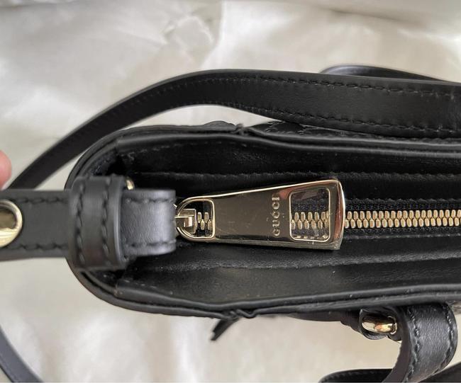 Black Leather Cross Body Bag