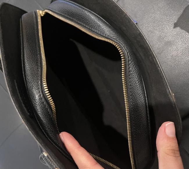 Alma Bnb Black Canvas Satchel