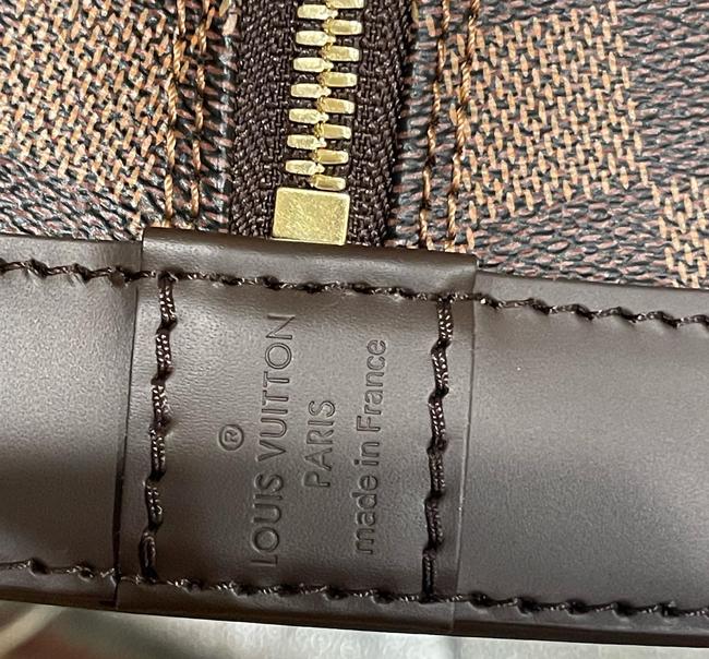 Alma Damier Pm Brown Satchel