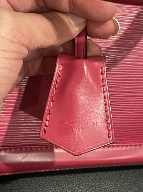 Alma Epileather Bb Pink Leather Cross Body Bag