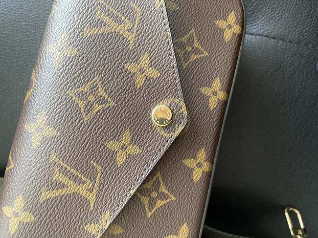 Felicie And Go Brown Canvas Cross Body Bag