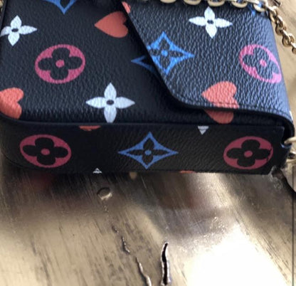 Felicie Game On Black Canvas Cross Body Bag – Vegaluxuries