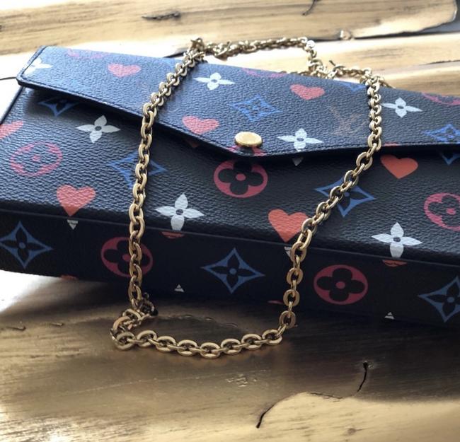 Felicie Game On Black Canvas Cross Body Bag