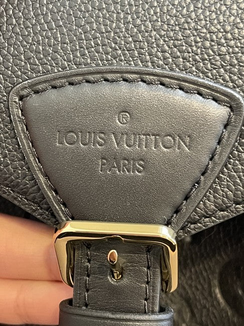 fake black louis vuitton backpack Louis Vuitton 2010-2025 Monogram Empreinte Montsouris Pm Backpack