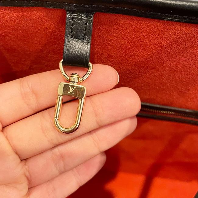 Neverfull Cameo Mm Black Canvas Shoulder Bag