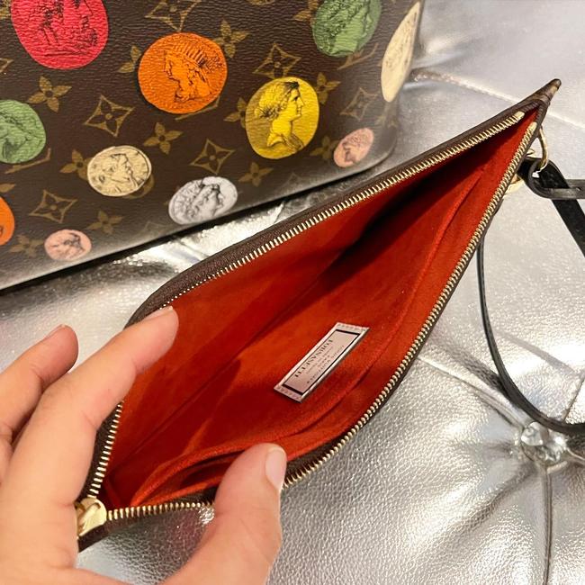 Neverfull Cameo Mm Black Canvas Wristlet