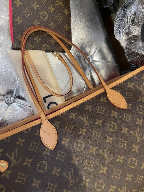 Neverfull Mm Brown Shoulder Bag