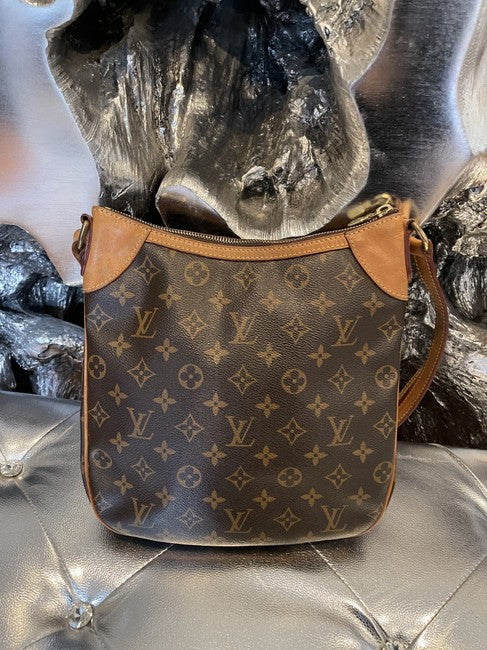 Odeon Pm Brown Canvas Cross Body Bag