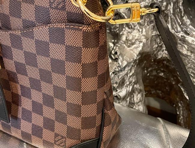 Odeon Pm Damier Brown Canvas Cross Body Bag