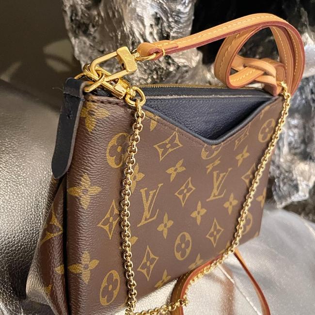 Pallas Navy Canvas Cross Body Bag