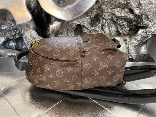 Palm Spring Pm Brown Canvas Backpack