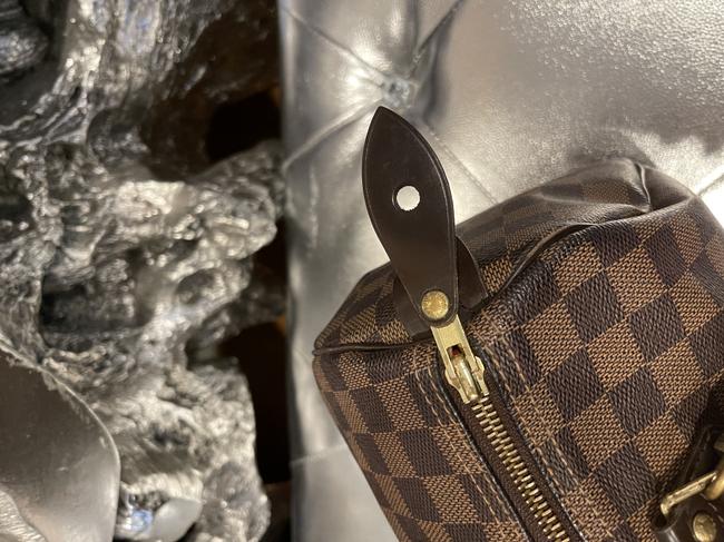 Speedy 30 Brown Canvas Shoulder Bag