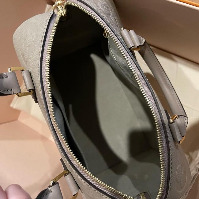 Speedy Monogram Empreinte Leather 25 Bandouliere Tourterelle Cross Body Bag