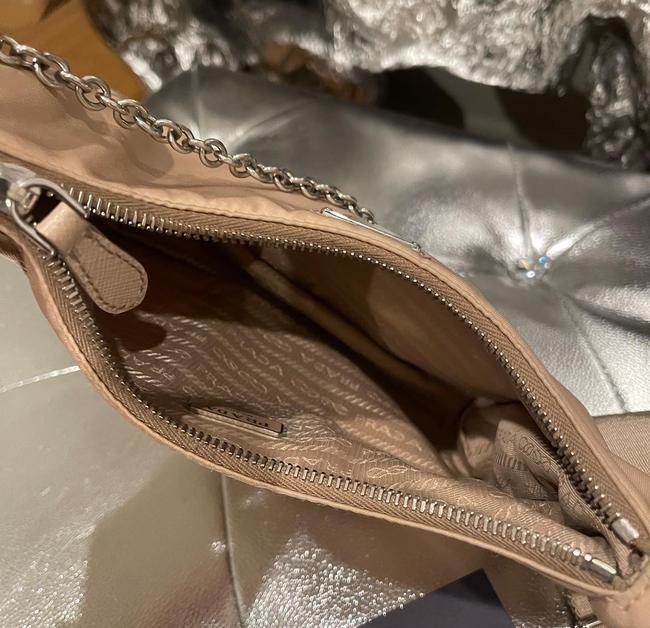 2005 Re-edition Beige Nylon Cross Body Bag