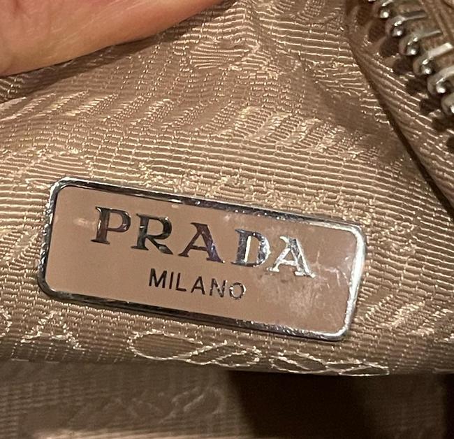 2005 Re-edition Beige Nylon Cross Body Bag