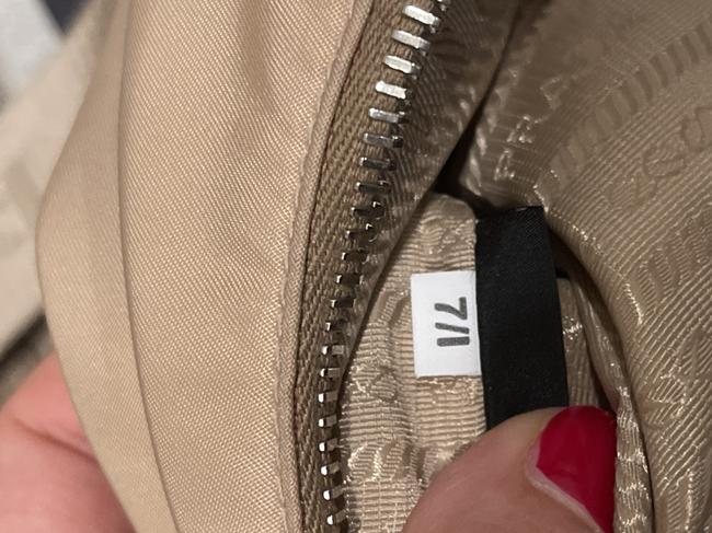 2005 Re-edition Beige Nylon Cross Body Bag